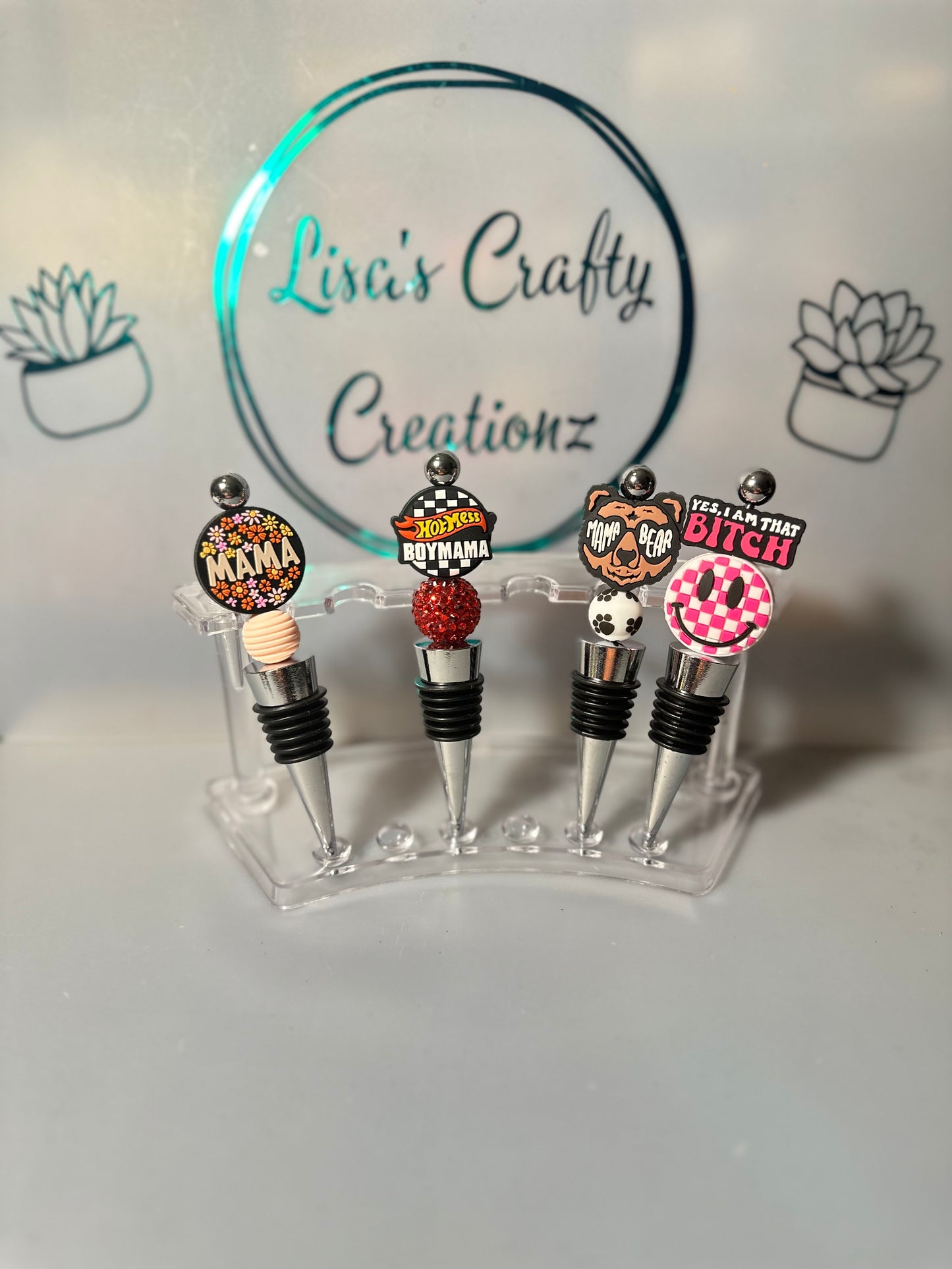 Beaded Wine Stoppers