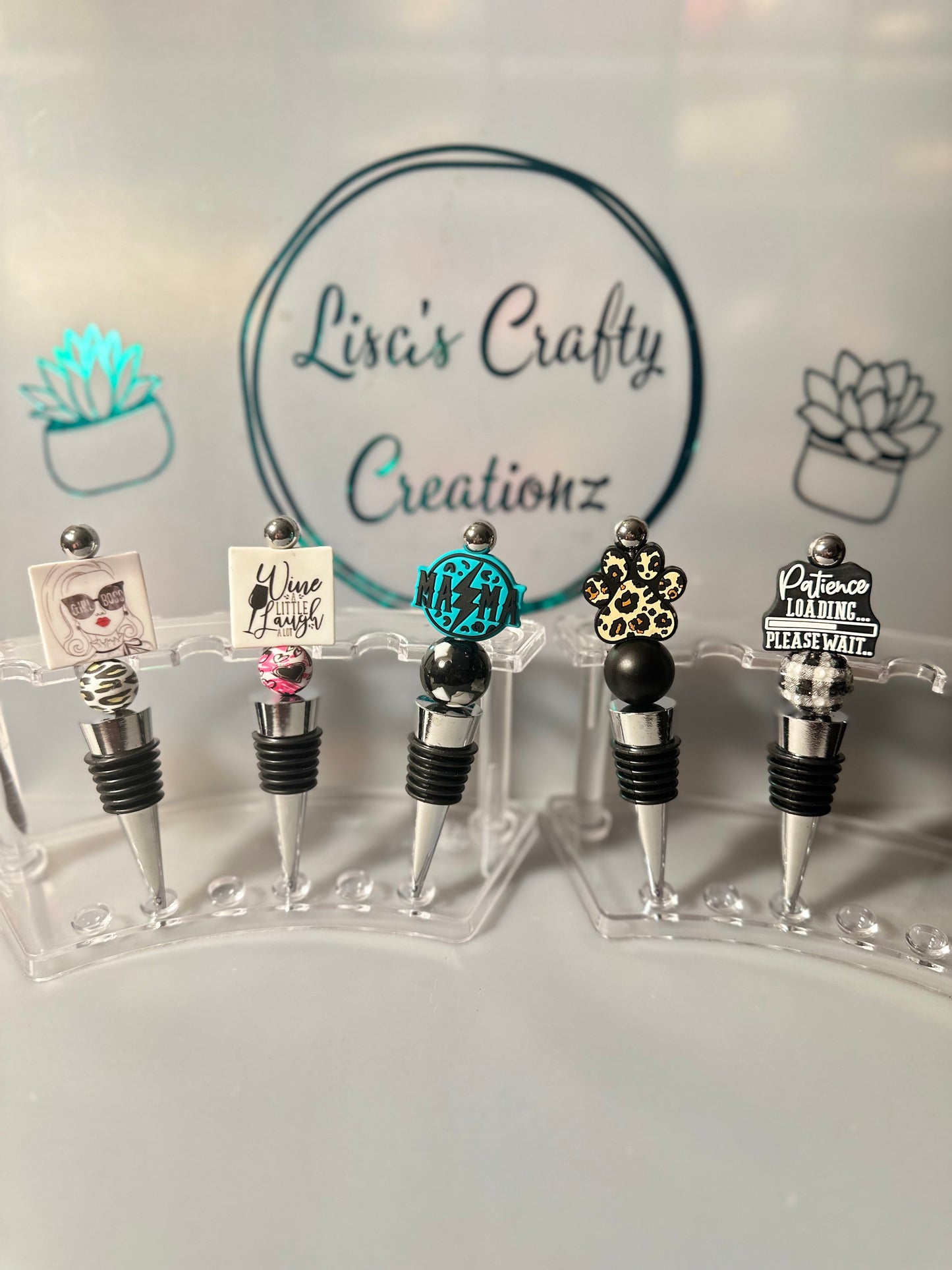 Beaded Wine Stoppers