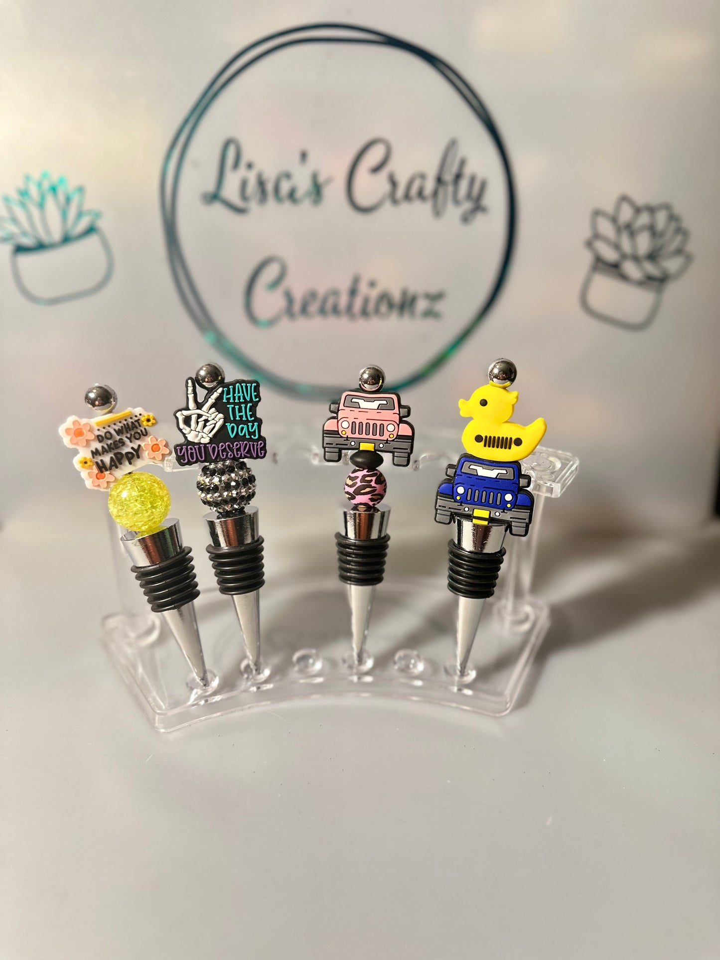 Beaded Wine Stoppers