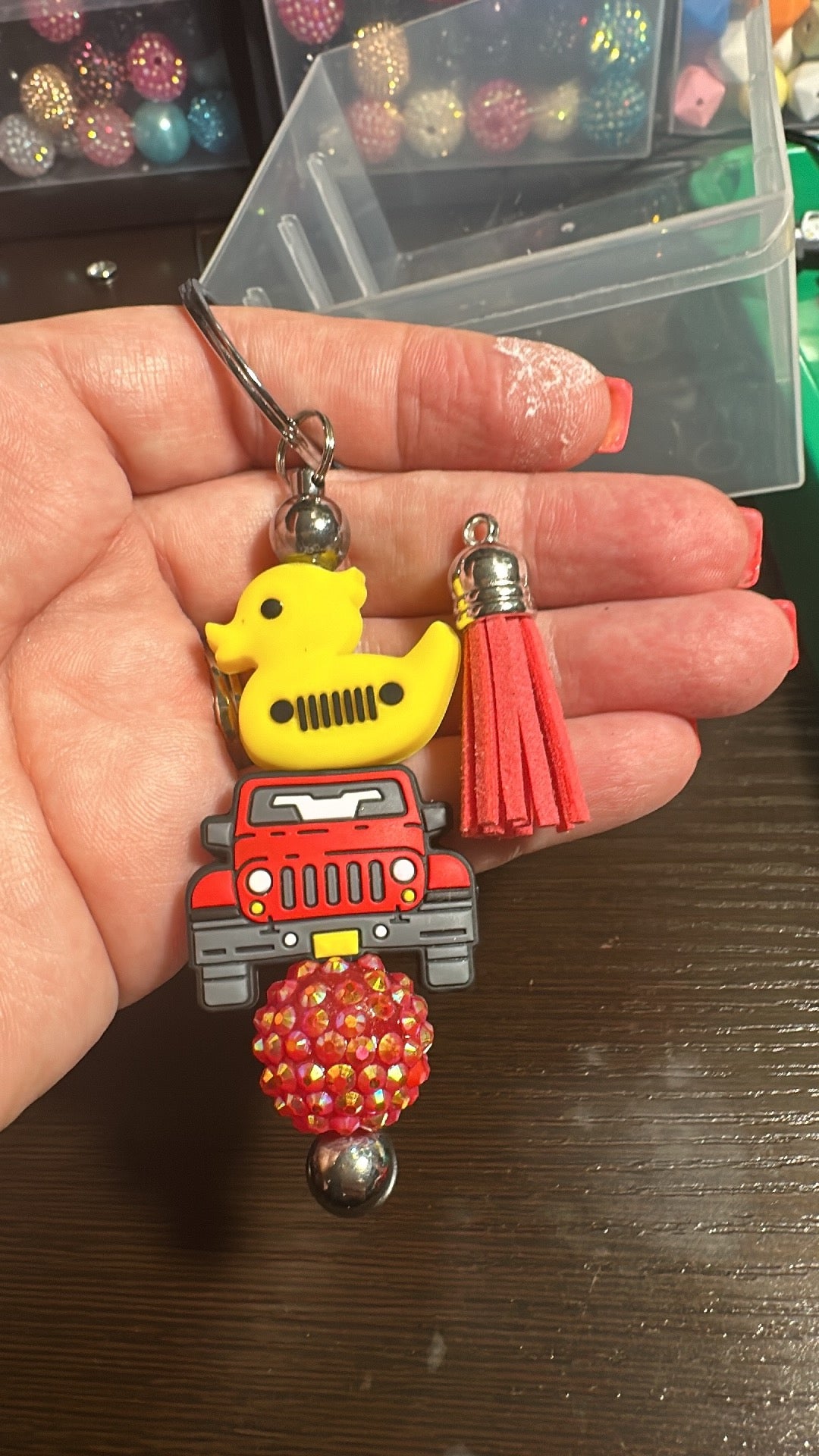 Duck Duck Jeep Keychain